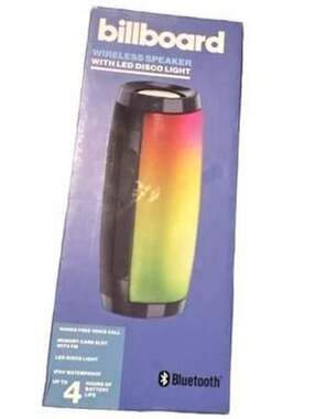 Billboard Wireless Speaker with LED Disco Light Bluetooth